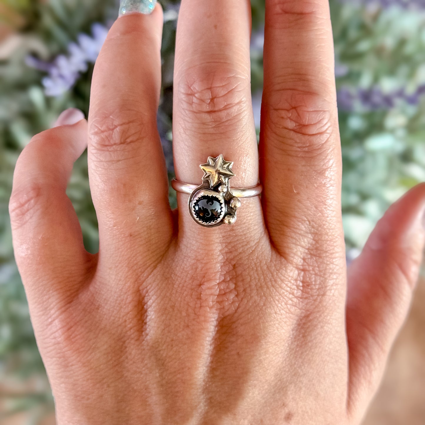 Dragon’s Eye Black Onyx Ring
