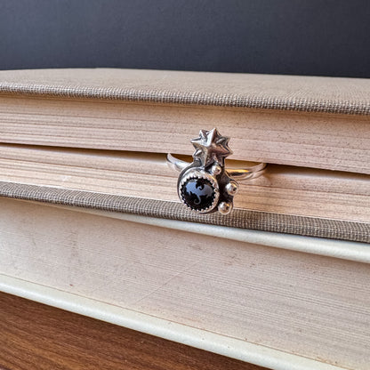 Dragon’s Eye Black Onyx Ring